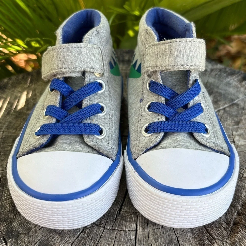 Gymboree Boys T-Rex Dino Dude Hi Top Sneakers